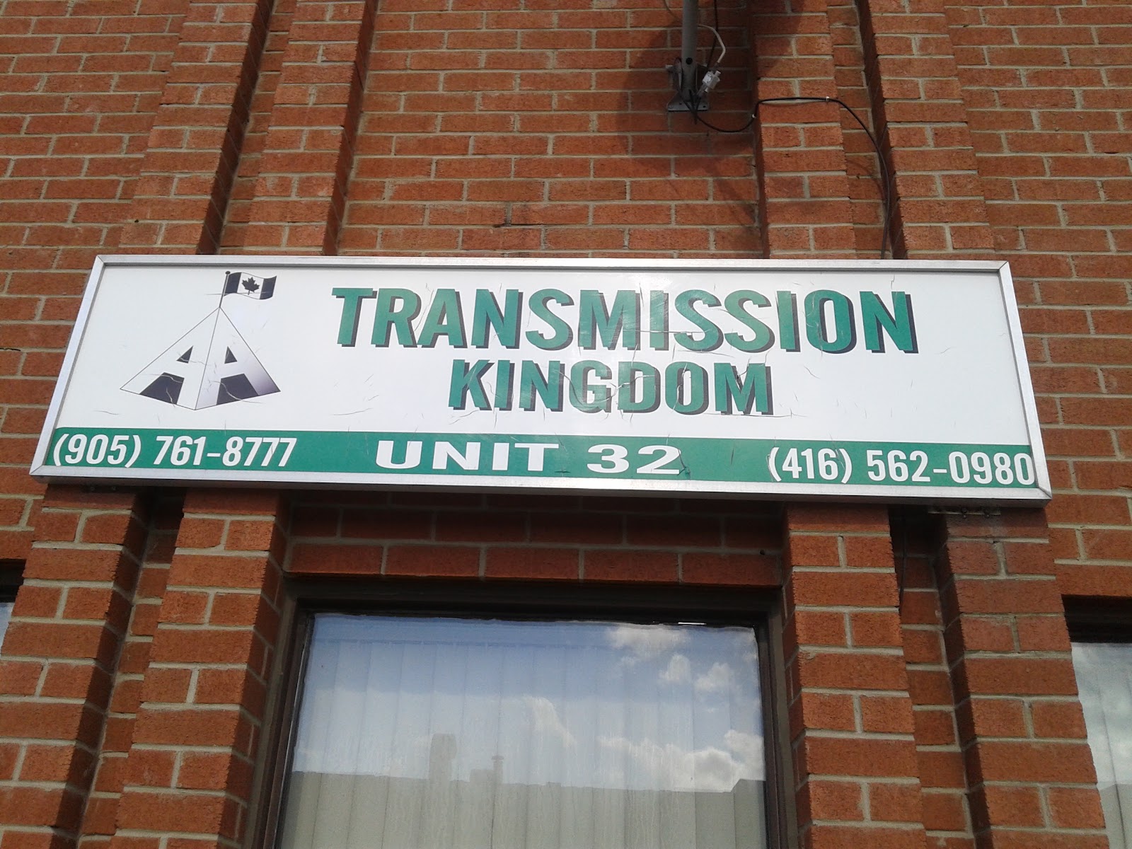 A A Transmission Kingdom shop sign on Freshway Drive, Concord